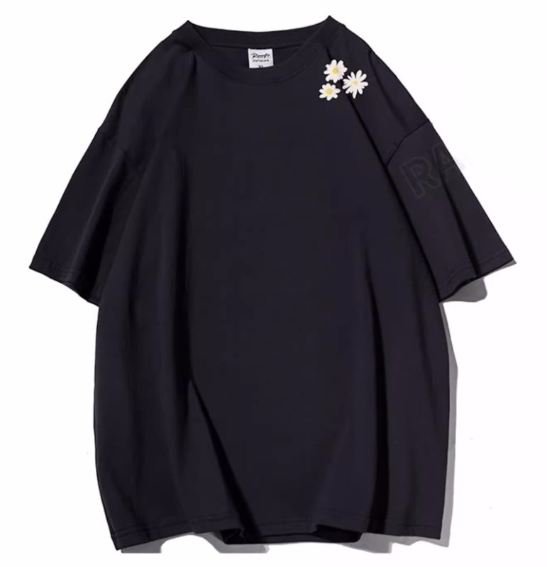 画像1: Small 3 Daisy Print Short Sleeve t-shirt　ユニセックス 男女兼用スモール3デイジープリント半袖  Tシャツ (1)