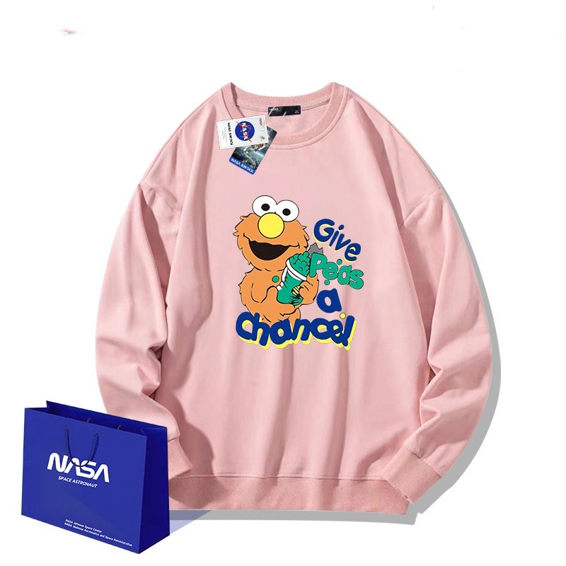 画像6: Unisex Sesame Street Elmo Print Sweatshirt Pullover ユニセックス 男女兼用セサミーストリートエルモプリントスウェット トレーナー (6)