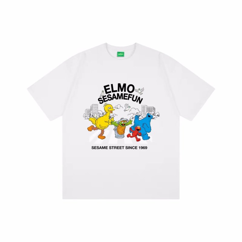 画像2: Sesame Street Abbey Road print Tshirt  　ユニセックス 男女兼用セサミーストリートアビーロードプリント半袖  Tシャツ (2)