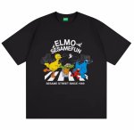 画像1: Sesame Street Abbey Road print Tshirt  　ユニセックス 男女兼用セサミーストリートアビーロードプリント半袖  Tシャツ (1)