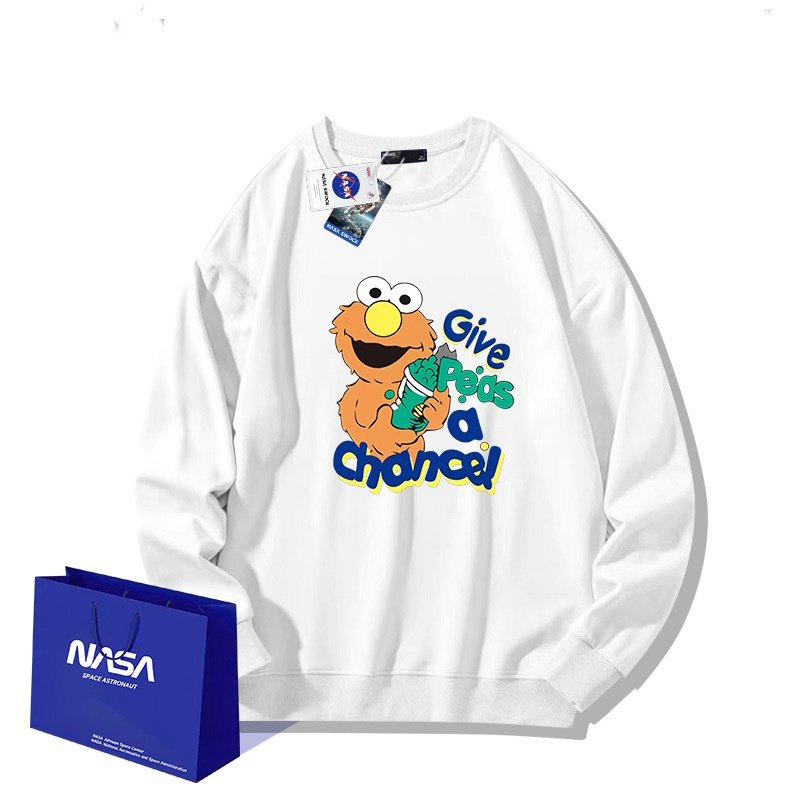 画像3: Unisex Sesame Street Elmo Print Sweatshirt Pullover ユニセックス 男女兼用セサミーストリートエルモプリントスウェット トレーナー (3)