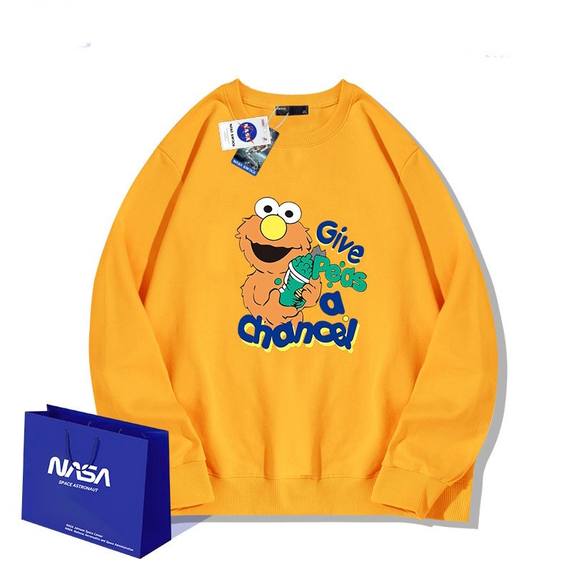 画像5: Unisex Sesame Street Elmo Print Sweatshirt Pullover ユニセックス 男女兼用セサミーストリートエルモプリントスウェット トレーナー (5)