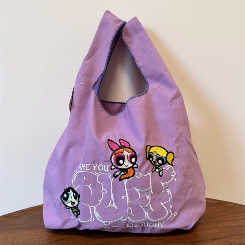 画像12: Powerful Girl Drawstring Eco Tote Shopping Bag　パワフルガール巾着エコトートショッピングバッグ (12)