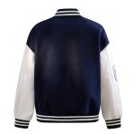 画像7: Unisex  Flower American Classic Sleeve Leather Baseball Stadium Jacket  ユニセックス 男女兼用 フラワーアメリカンクラシック袖レザー スタジャン スタジアムジャンパー ジャケット (7)