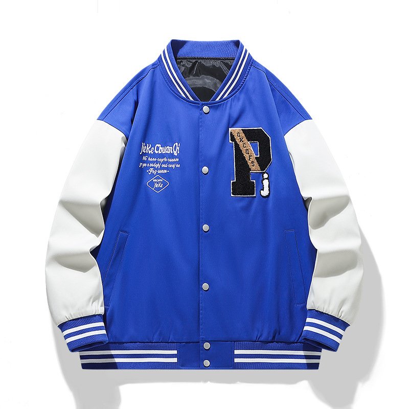 画像5: Unisex Earth Embroidery Stadium Jumper Jacket Baseball  Jacket  ユニセックス 男女兼用地球刺繍 スタジャン スタジアムジャンパー ジャケット (5)