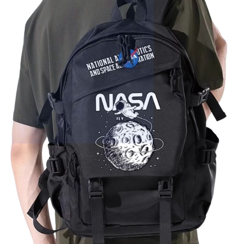 画像3: NASA x Astronaut & NASA x Space Backpack Shoulder Tote Bag　 NASA×宇宙飛行士&NASA×宇宙リュックサック バックパック トートショルダーバッグ (3)