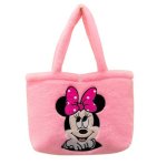 画像1: Mickey & Minnie fluffy fur tote bag Shopping Bag　ミッキー＆ミニーモコモコファートートショッピングバッグ (1)