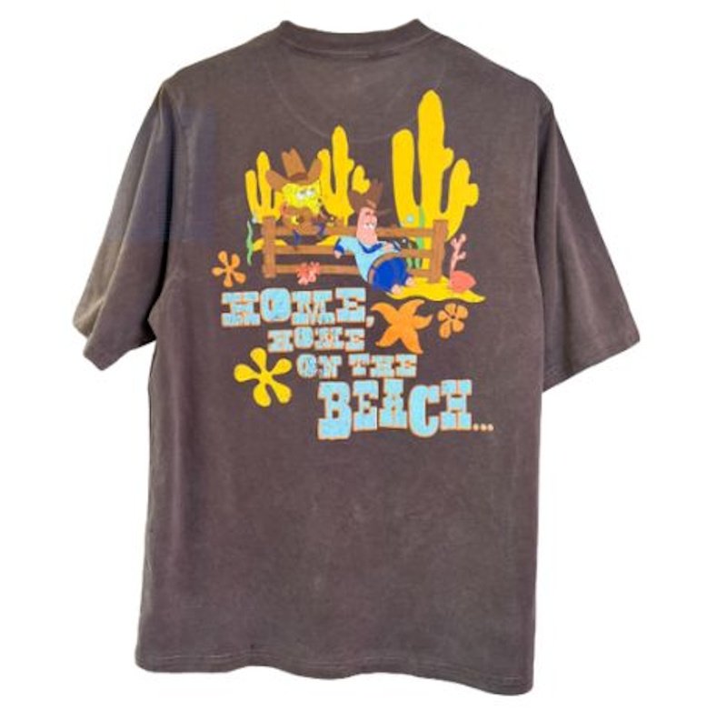 Spongebob Vintage Style print Tshirt ユニセックス 男女兼用