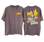画像1: Spongebob Vintage Style print Tshirt  　ユニセックス 男女兼用スポンジボブヴィンテージスタイルプリント半袖  Tシャツ (1)