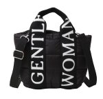 画像1: Gentle Woman Down Quilted Tote Shoulder Bag　Gentle Woman ジェントルウーマンキルティングダウントートショルダーバッグユニセックス男女兼用 (1)
