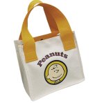 画像3: Snoopy & Peanuts print mini canvas tote bag　ユニセックス男女兼用スヌーピー&ピーナッツミニトートショッピング通勤通学バッグ (3)
