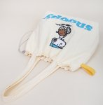 画像10: Snoopy Drawstring Tote Shoulder Shopping Bag　ユニセックス男女兼用スヌーピー刺繍巾着トートショッピング通勤通学バッグ (10)