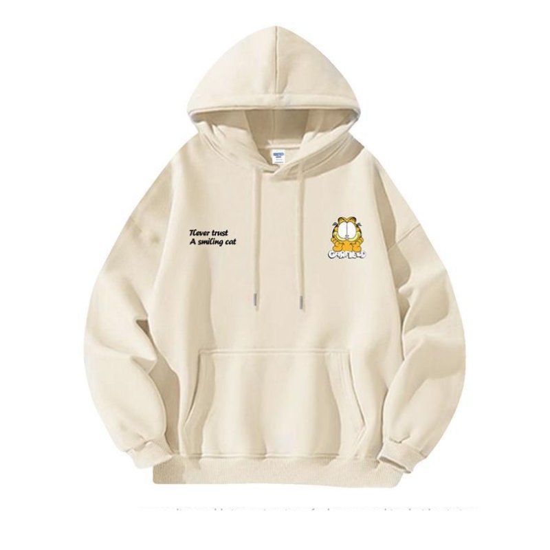 画像12: Garfield print hooded sweatshirt　ユニセックス男女兼用ガーフィールドプリントスウェットパーカー トレーナー  (12)
