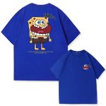 画像2: Surprised Face Spongebob print Tshirt  　ユニセックス 男女兼用びっくり顔スポンジボブプリント半袖  Tシャツ (2)