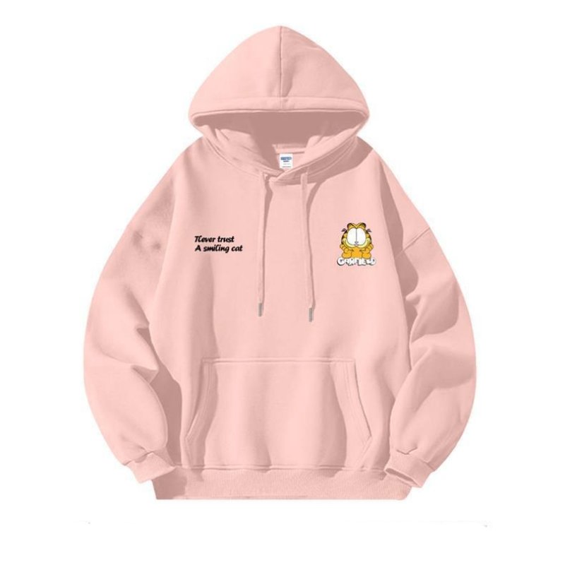 画像14: Garfield print hooded sweatshirt　ユニセックス男女兼用ガーフィールドプリントスウェットパーカー トレーナー  (14)