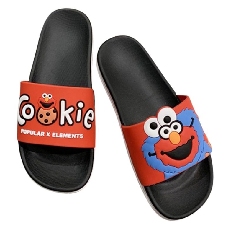 画像3: Unisex Sesame Street Cookie Monster  Sandal Slippers  Beach sandals  ユニセックス男女兼用セサミーストリートクッキーモンスターフリップフロップ サンダル シャワー ビーチ サンダル (3)