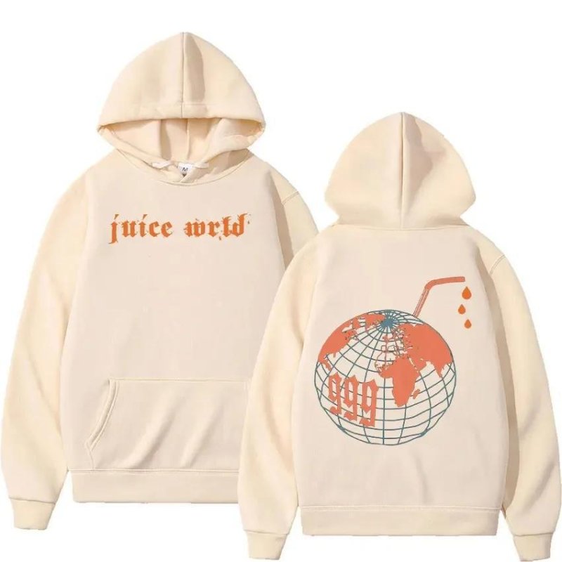 画像5: JuiceWrld999 Earth Juice Hoodie sweatshirt　ユニセックス男女兼用ジュースワールド999アースプリントスウェットパーカー トレーナー  (5)