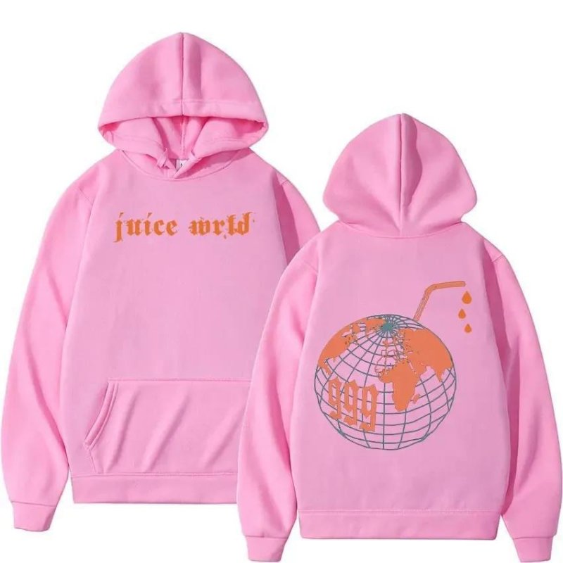 画像6: JuiceWrld999 Earth Juice Hoodie sweatshirt　ユニセックス男女兼用ジュースワールド999アースプリントスウェットパーカー トレーナー  (6)
