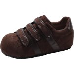 画像2: Velcro platform suede sneakers shoes   ベルクロ厚底スエード スニーカー (2)