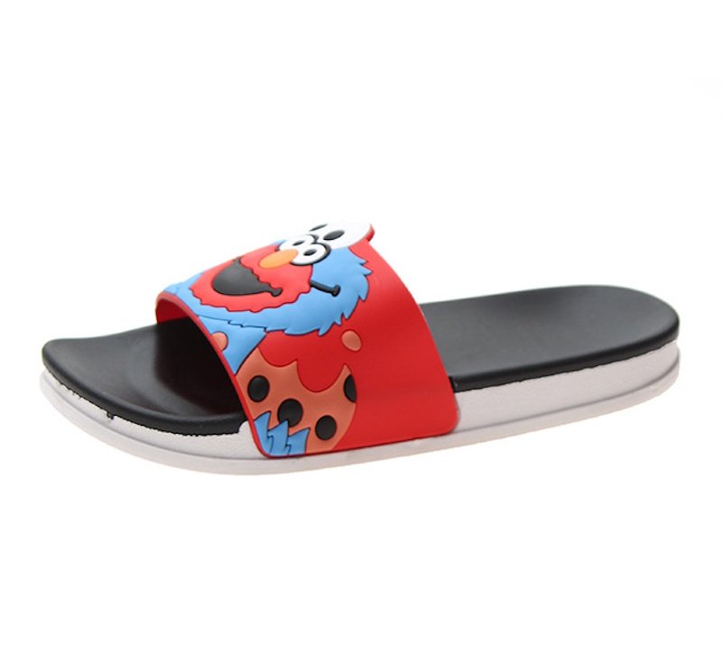 画像1: Unisex Sesame Street Cookie Monster  Sandal Slippers  Beach sandals  ユニセックス男女兼用セサミーストリートクッキーモンスターフリップフロップ サンダル シャワー ビーチ サンダル (1)