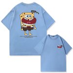 画像7: Surprised Face Spongebob print Tshirt  　ユニセックス 男女兼用びっくり顔スポンジボブプリント半袖  Tシャツ (7)
