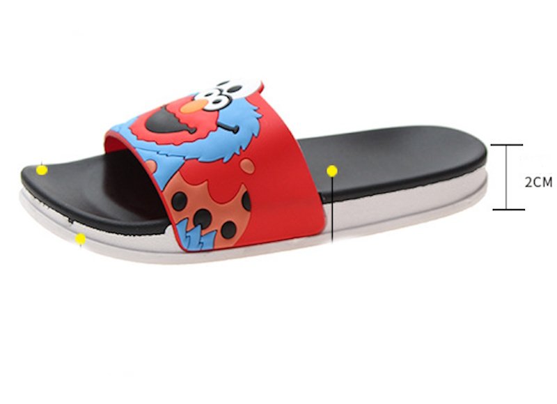 画像8: Unisex Sesame Street Cookie Monster  Sandal Slippers  Beach sandals  ユニセックス男女兼用セサミーストリートクッキーモンスターフリップフロップ サンダル シャワー ビーチ サンダル (8)