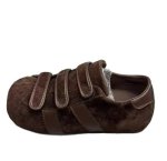 画像5: Velcro platform suede sneakers shoes   ベルクロ厚底スエード スニーカー (5)