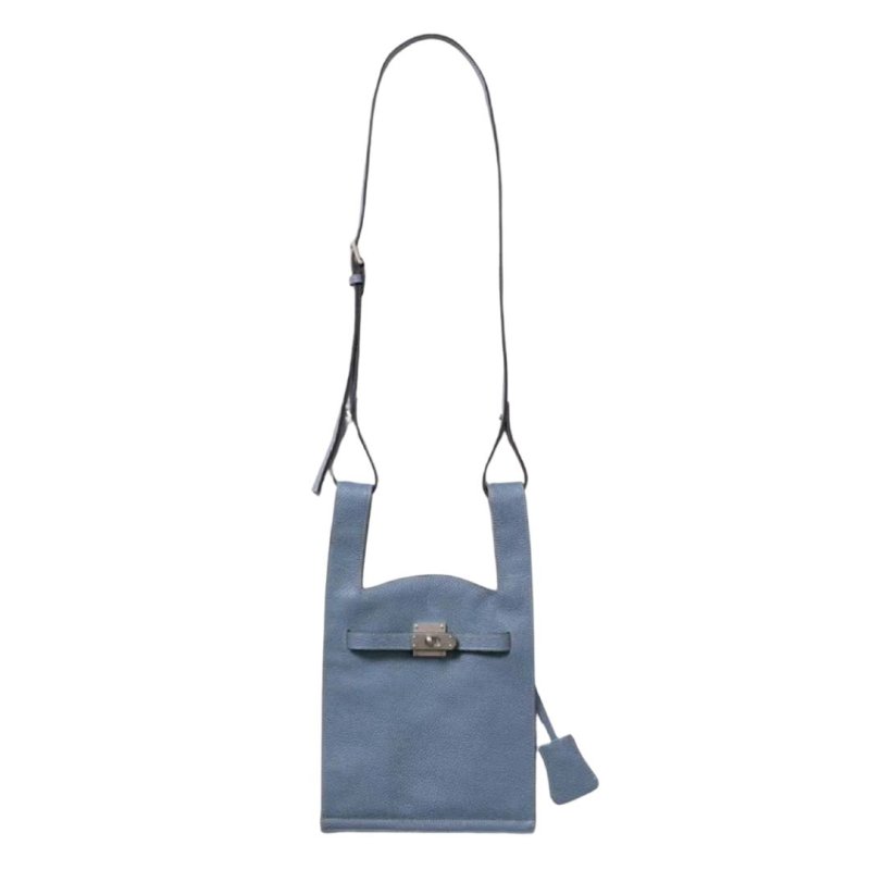 画像4: BK Real shrink leather market shoulder  tote bag BK リアル シュリンク レザー トート ショルダーバッグ (4)