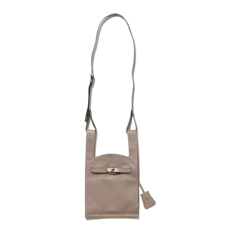 画像2: BK Real shrink leather market shoulder  tote bag BK リアル シュリンク レザー トート ショルダーバッグ (2)