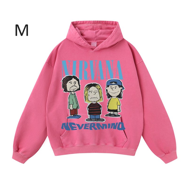 画像14: Unisex Nirvana Comic Print Hoodie sweatshirt　ユニセックス男女兼用ニルヴァーナコミックプリントヴィンテージスタイルスウェットパーカー  (14)