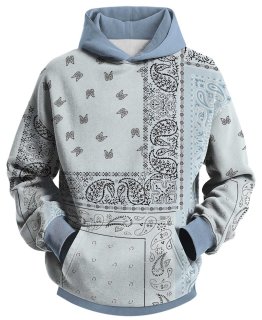 SENSELESS Paisley bandana pattern hoodie ユニセックス 男女兼用