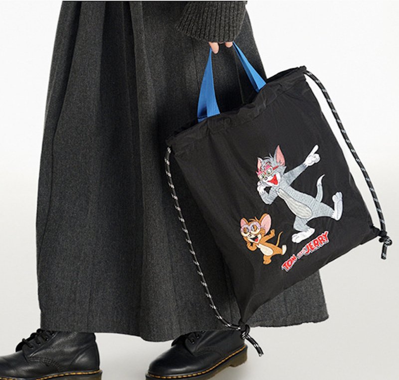 画像7: Tom and Jerry Embroidered Backpack Tote Shoulder Bag　トムとジェリー 刺繍バックパックトートショルダーバッグ (7)