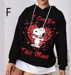 画像8: Unisex Snoopy Graphic 3D Print Hoodie Shirt Pullover　ユニセックス男女兼用スヌーピー グラフィック3D  プリント フーディシャツ  プルオーバーパーカー  (8)