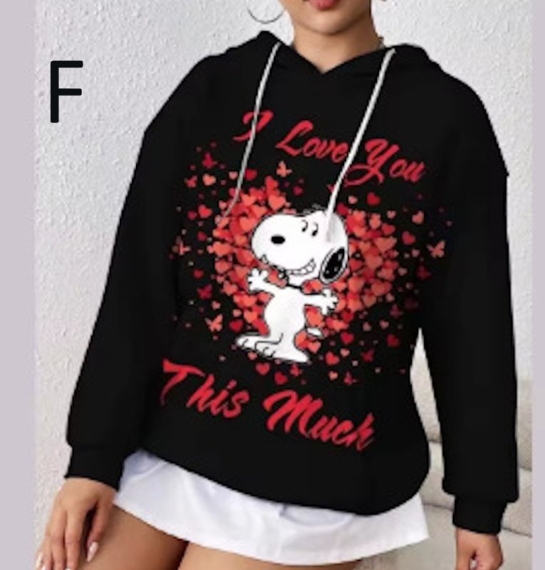 画像8: Unisex Snoopy Graphic 3D Print Hoodie Shirt Pullover　ユニセックス男女兼用スヌーピー グラフィック3D  プリント フーディシャツ  プルオーバーパーカー  (8)