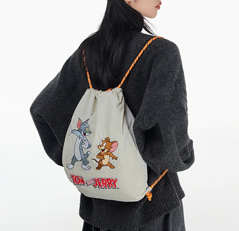 画像10: Tom and Jerry Embroidered Backpack Tote Shoulder Bag　トムとジェリー 刺繍バックパックトートショルダーバッグ (10)