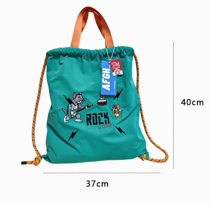 画像14: Tom and Jerry Embroidered Backpack Tote Shoulder Bag　トムとジェリー 刺繍バックパックトートショルダーバッグ (14)