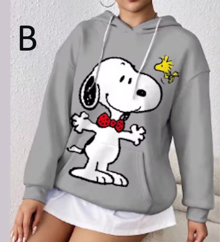 画像4: Unisex Snoopy Graphic 3D Print Hoodie Shirt Pullover　ユニセックス男女兼用スヌーピー グラフィック3D  プリント フーディシャツ  プルオーバーパーカー  (4)