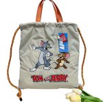 画像5: Tom and Jerry Embroidered Backpack Tote Shoulder Bag　トムとジェリー 刺繍バックパックトートショルダーバッグ (5)