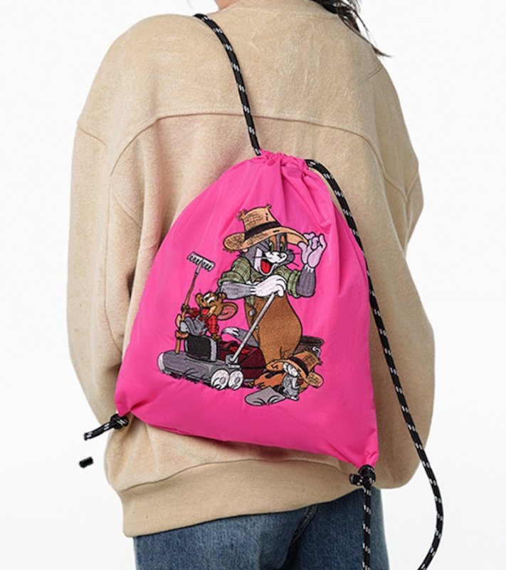 画像9: Tom and Jerry Embroidered Backpack Tote Shoulder Bag　トムとジェリー 刺繍バックパックトートショルダーバッグ (9)