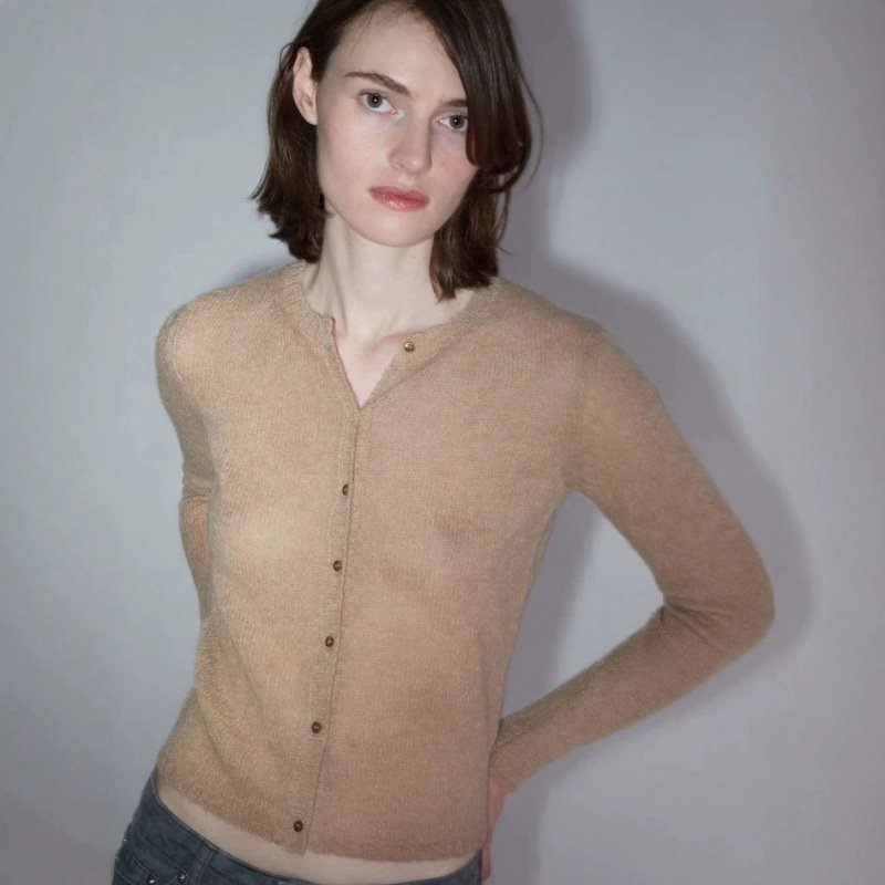 画像5: 89 & AVEC PLAISIR Sweater Wool Pullover Cardigan 長袖セーター セーター プルオーバー カーディガン (5)