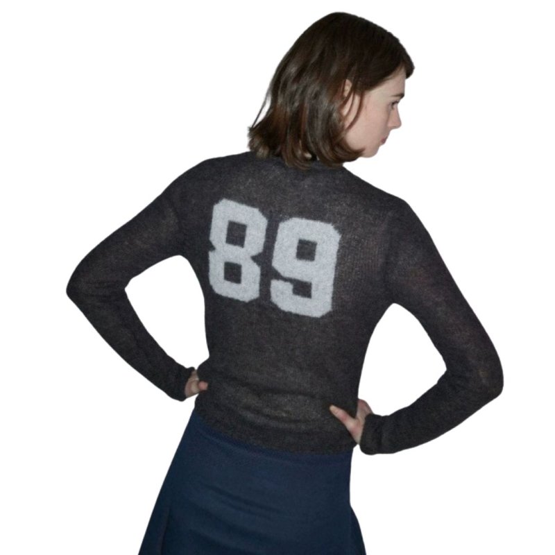 画像2: 89 & AVEC PLAISIR Sweater Wool Pullover Cardigan 長袖セーター セーター プルオーバー カーディガン (2)