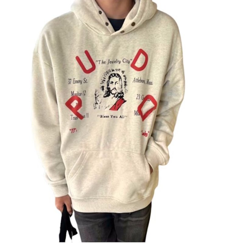 画像4: Unisex Jesus Print Hoodie  sweatshirt  ユニセックス男女兼用ジーザスプリントフーディスウェットパーカー  (4)