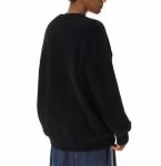 画像11: Unisex Dalmatian jacquard round neck mohair sweater pullover　ユニセックス男女兼用ダルメシアンジャカードラウンドネックモヘアセーターラウンドネック (11)