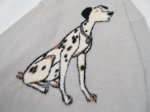 画像8: Unisex Dalmatian jacquard round neck mohair sweater pullover　ユニセックス男女兼用ダルメシアンジャカードラウンドネックモヘアセーターラウンドネック (8)