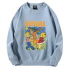 画像3: Unisex Nirvana band American Vintage Photo print long sleeve sweatshirt pullover　ユニセックス男女兼用ニルヴァーナ バンドアメリカンヴィンテージフォトプリント長袖スウェットプルオーバーラウンドネック (3)