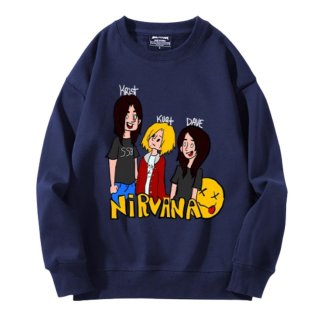 Unisex Nirvana band American Vintage Photo print long sleeve