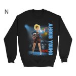 画像15: Unisex ACDC Vintage Style Band Rock Cool Neck Sweatshirt　ユニセックス男女兼用ACDC バンドヴィンテージフォトプリント長袖スウェットプルオーバーラウンドネックトレーナー (15)