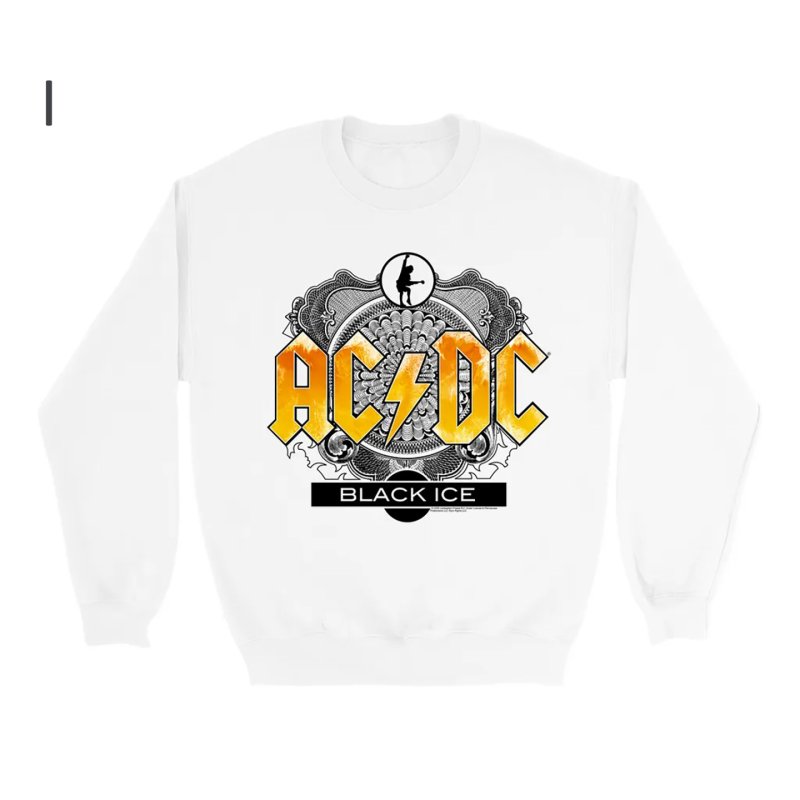 画像10: Unisex ACDC Vintage Style Band Rock Cool Neck Sweatshirt ユニセックス男女兼用ACDC バンドヴィンテージフォトプリント長袖スウェットプルオーバーラウンドネックトレーナー (10)
