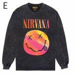 画像6: Nirvana Band Rock Vintage Style Print Long Sleeve T-Shirt　ユニセックス 男女兼用ニルヴァーナバンドヴィンテージスタイルウォッシャブルプリント長袖  Tシャツ (6)