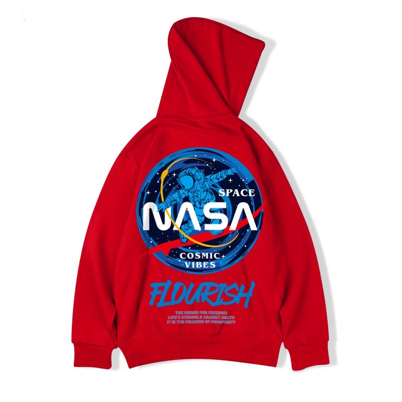 画像3: Unisex NASA x Space Astronaut Clothing Plus Sizes Available ユニセックス男女兼用ナサ×スペース宇宙飛行士フーディスウェットパーカー プラスサイズあり (3)